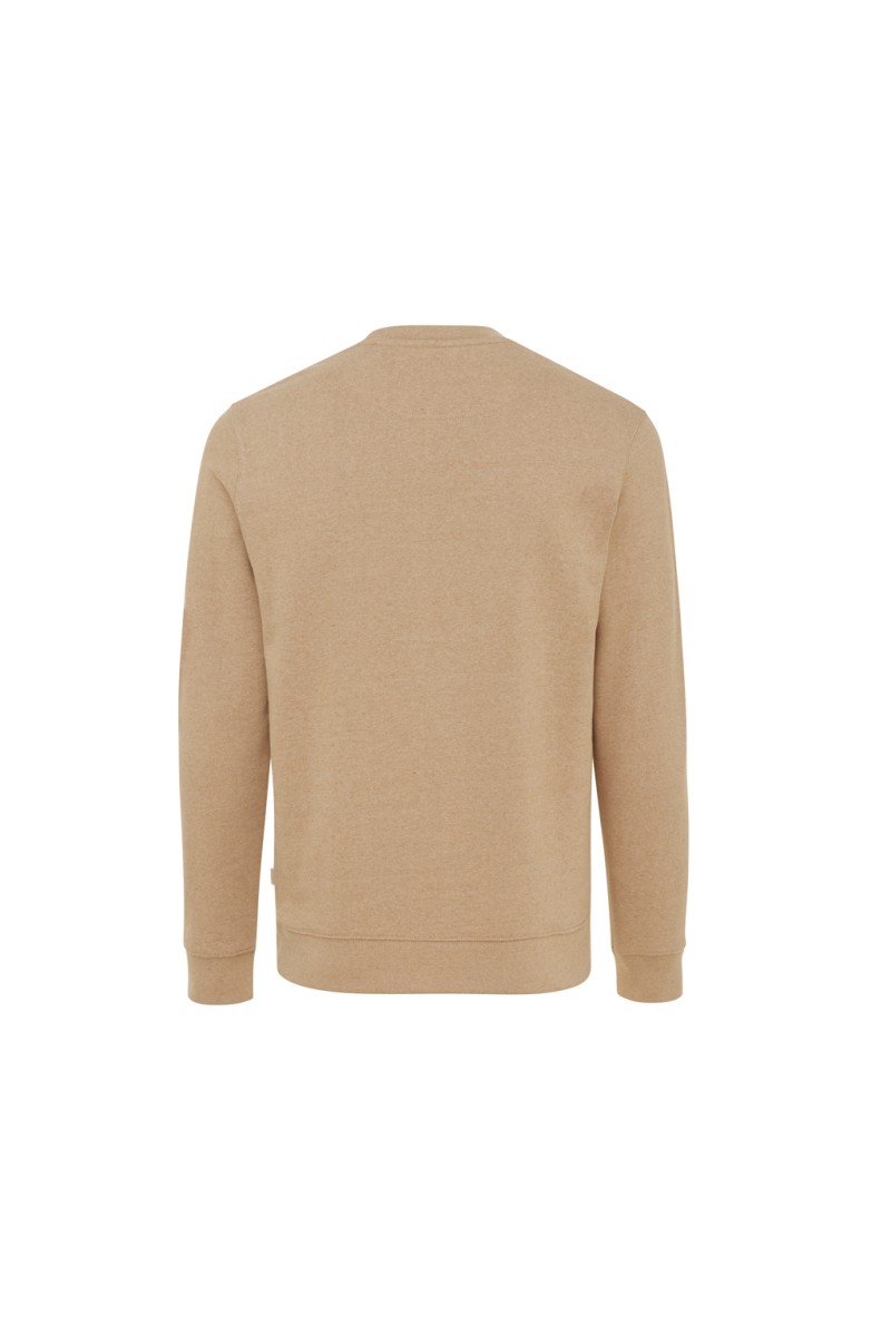 Hoodie IQONIQ Denali recycled cotton crew neck undyed