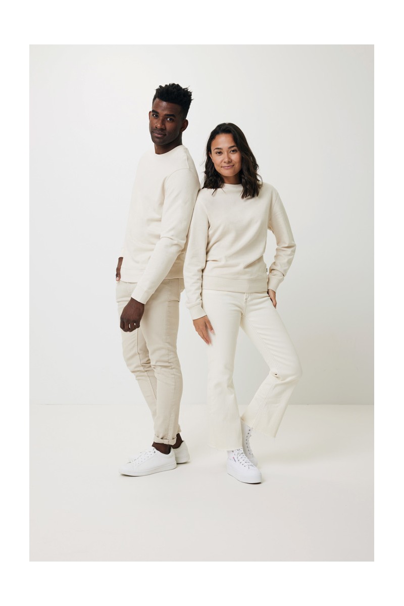 Hoodie IQONIQ Denali recycled cotton crew neck undyed