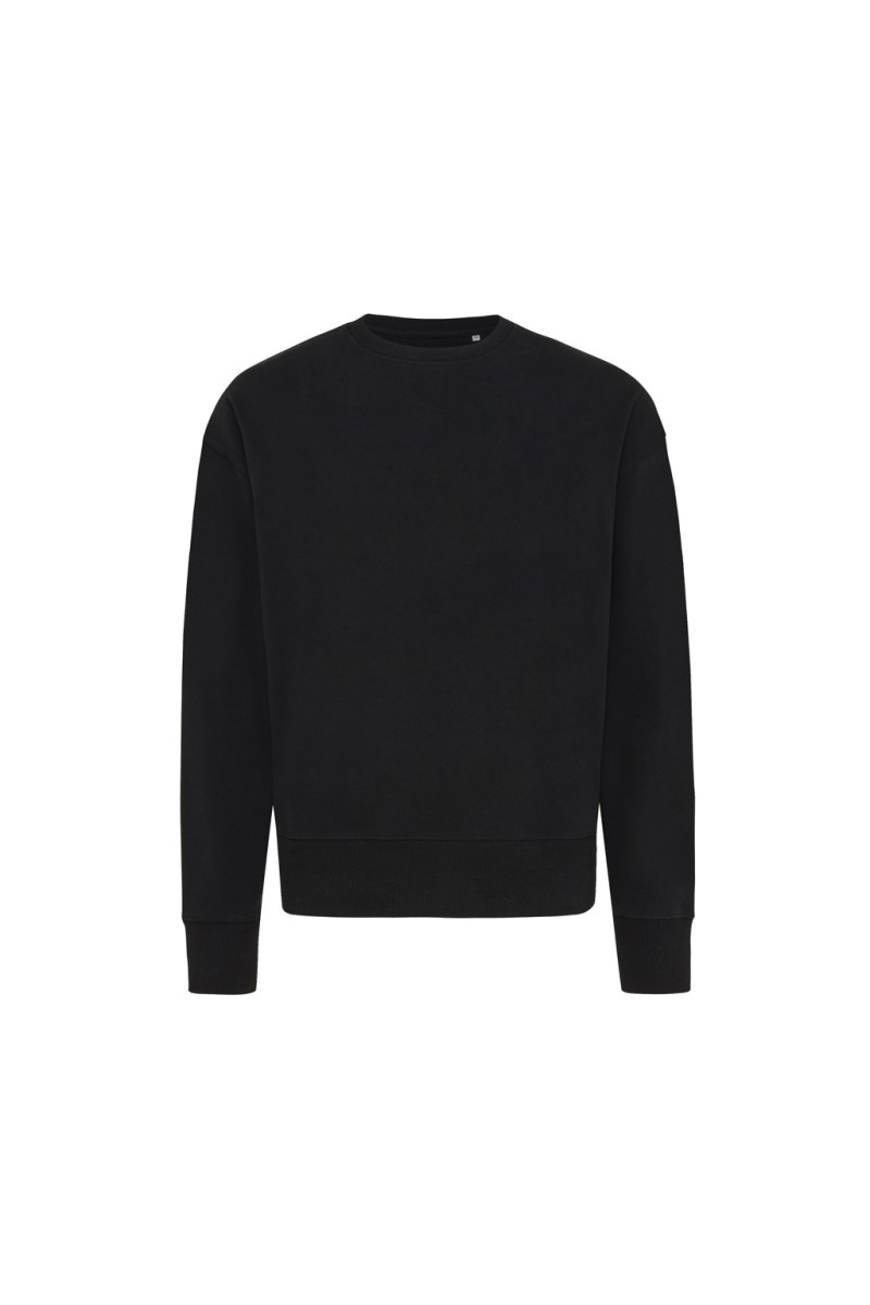 Hoodie IQONIQ Kruger relaxed recycled cotton crew neck