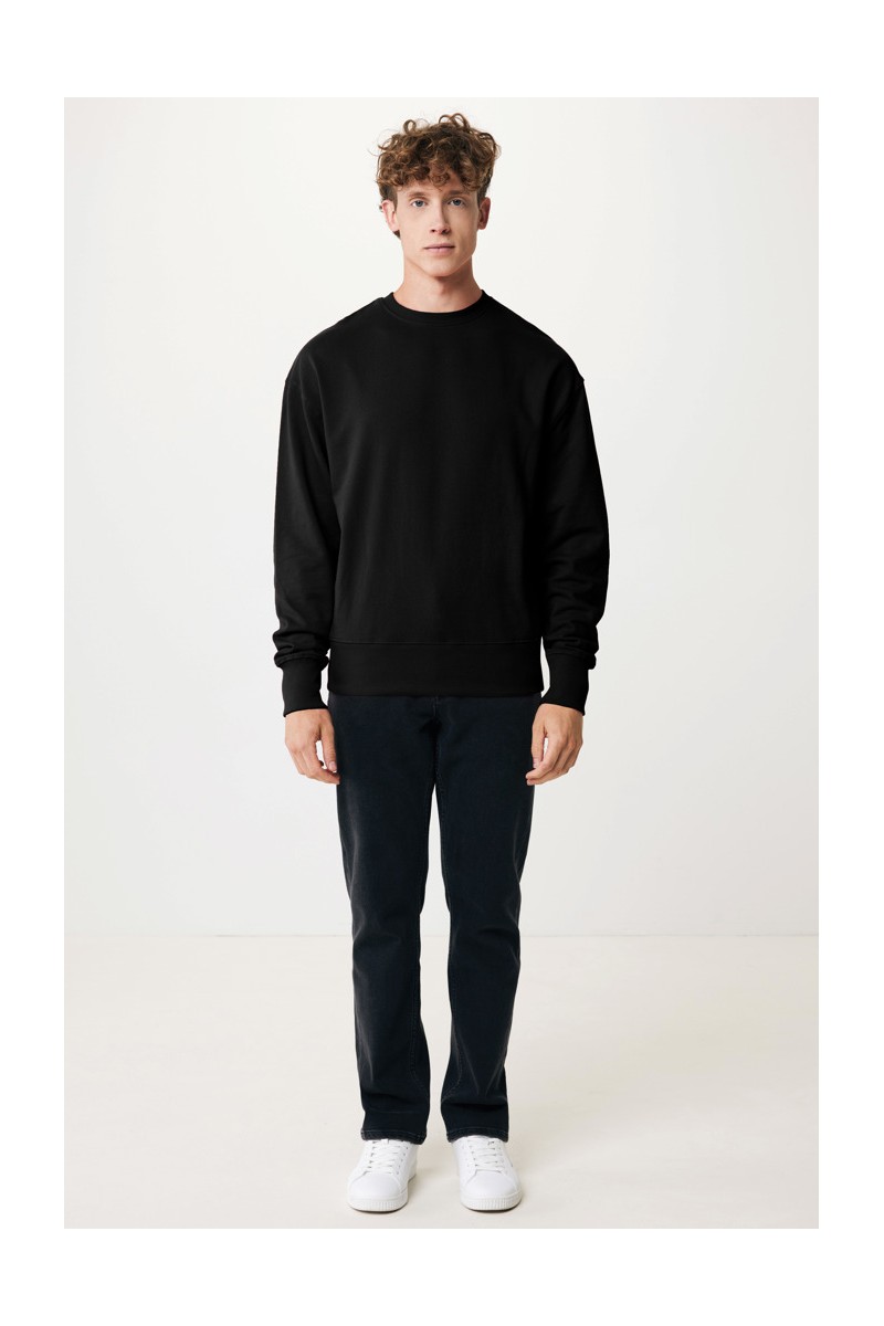 Hoodie IQONIQ Kruger relaxed recycled cotton crew neck