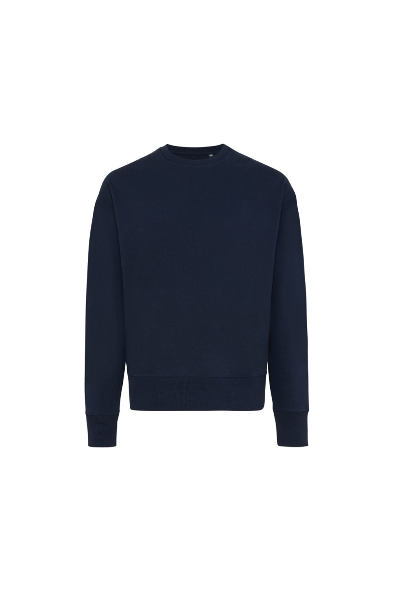 Hoodie IQONIQ Kruger relaxed recycled cotton crew neck