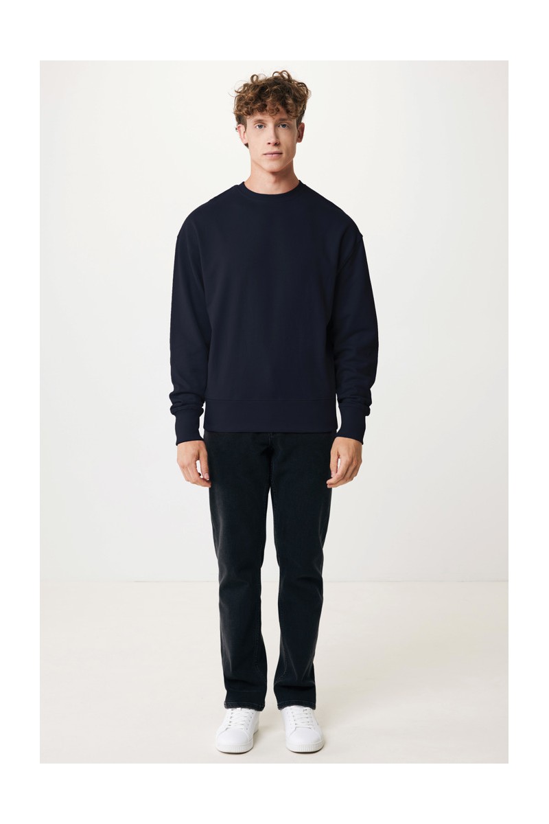 Hoodie IQONIQ Kruger relaxed recycled cotton crew neck