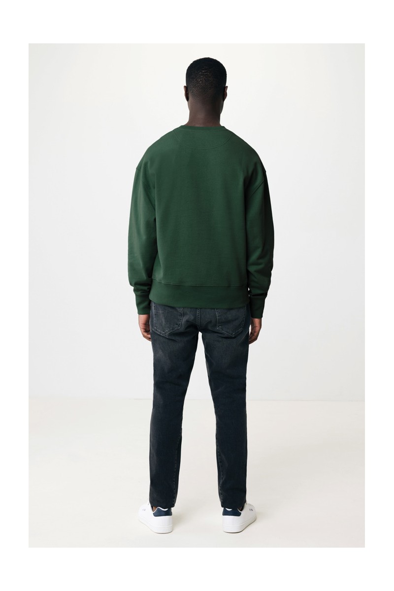 Hoodie IQONIQ Kruger relaxed recycled cotton crew neck