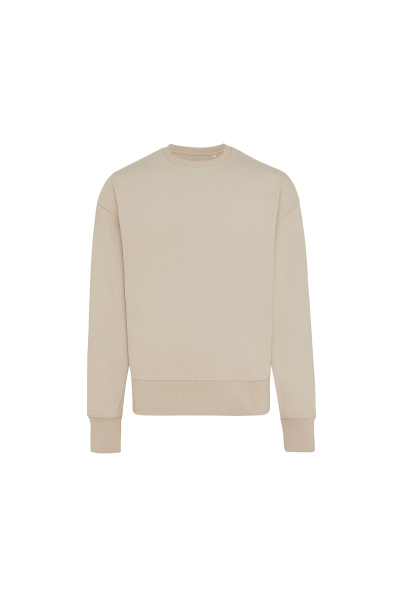 Hoodie IQONIQ Kruger relaxed recycled cotton crew neck