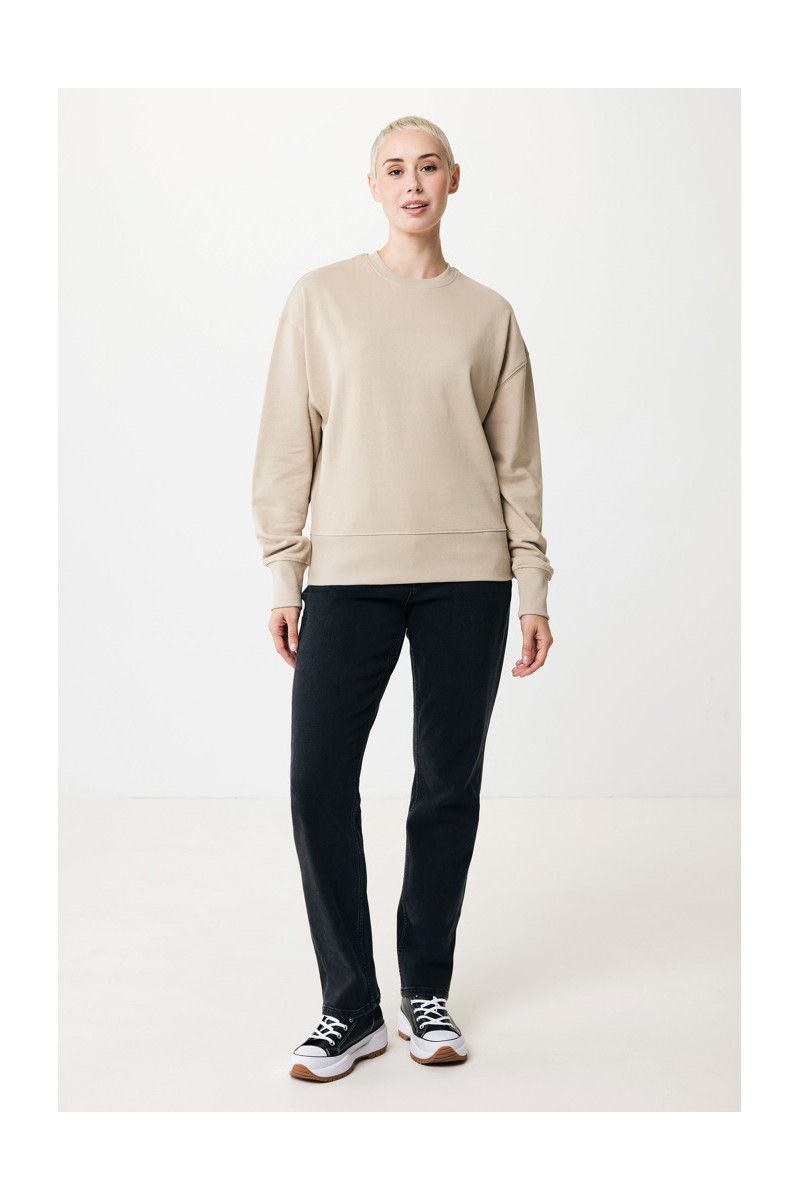 Hoodie IQONIQ Kruger relaxed recycled cotton crew neck