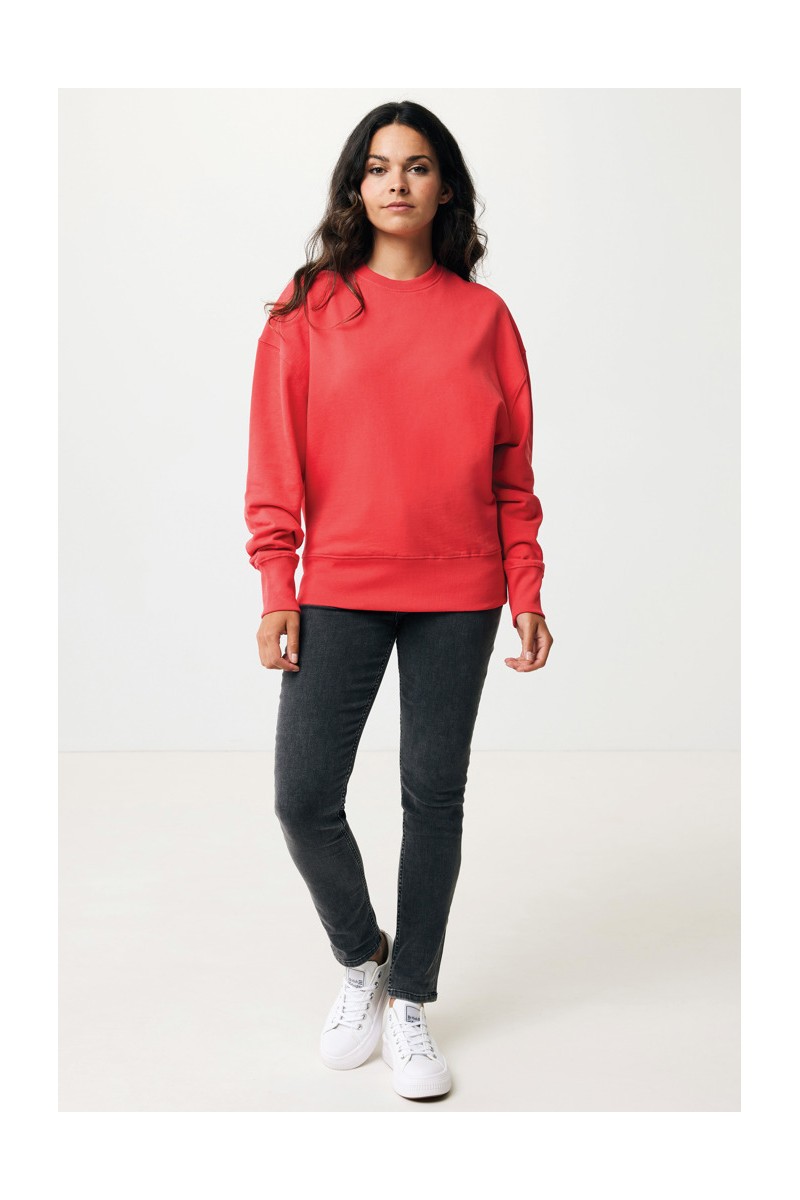 Hoodie IQONIQ Kruger relaxed recycled cotton crew neck