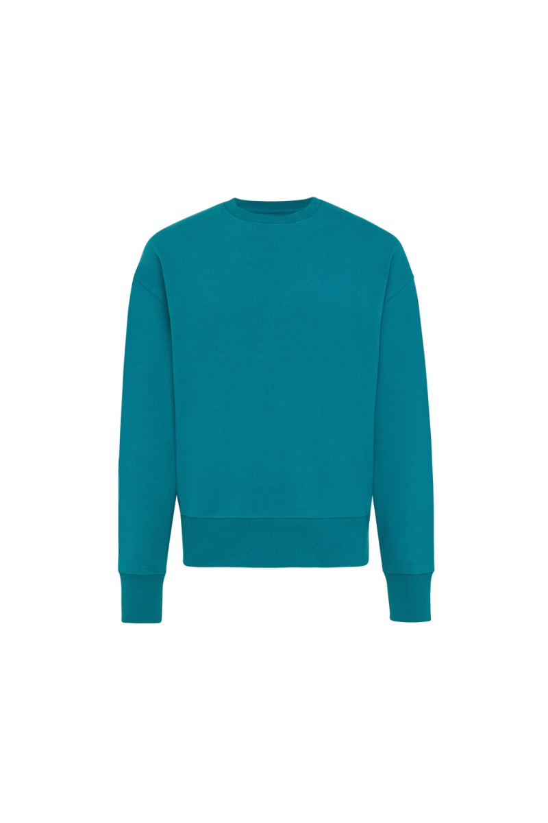Hoodie IQONIQ Kruger relaxed recycled cotton crew neck