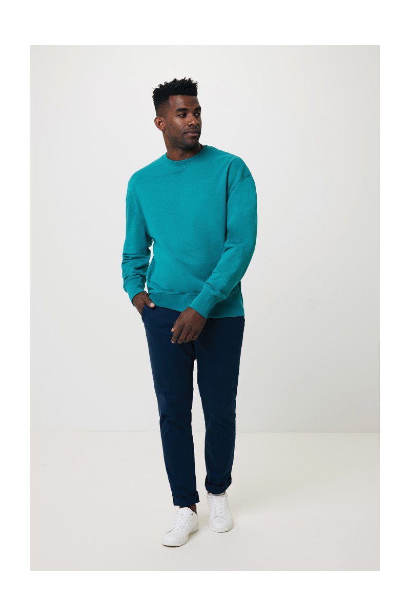 Hoodie IQONIQ Kruger relaxed recycled cotton crew neck
