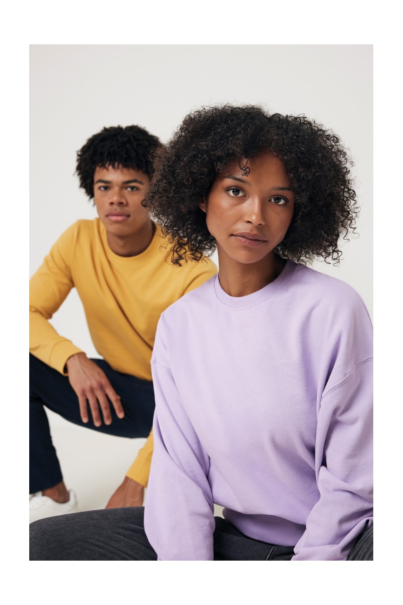 Hoodie IQONIQ Kruger relaxed recycled cotton crew neck
