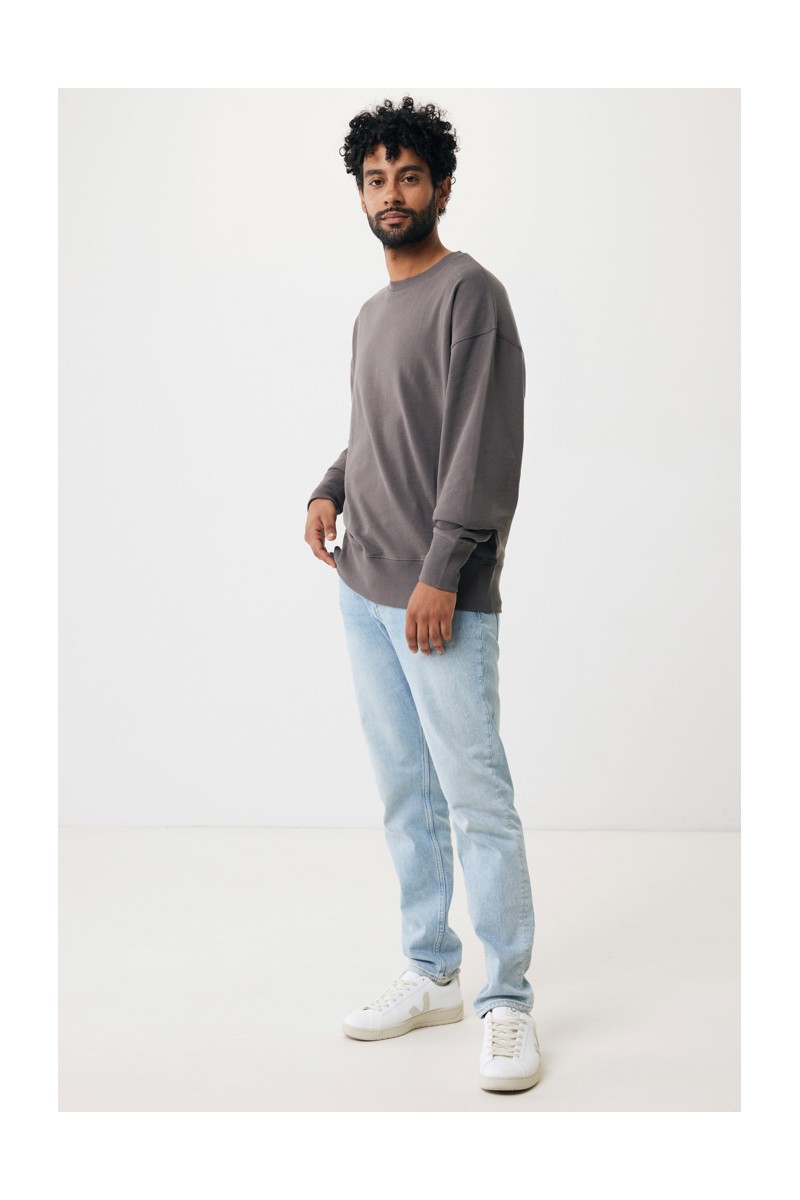 Hoodie IQONIQ Kruger relaxed recycled cotton crew neck