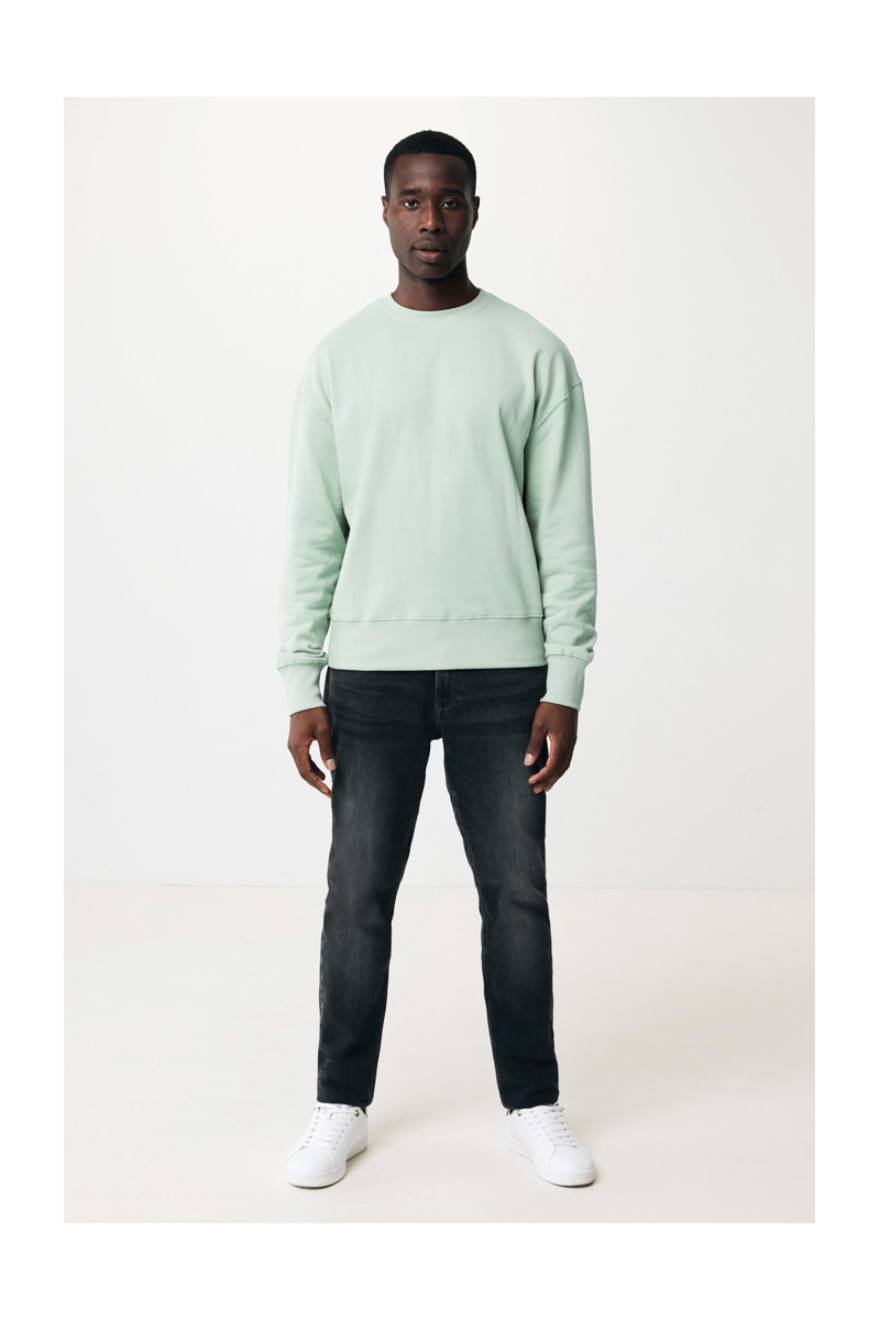 Hoodie IQONIQ Kruger relaxed recycled cotton crew neck