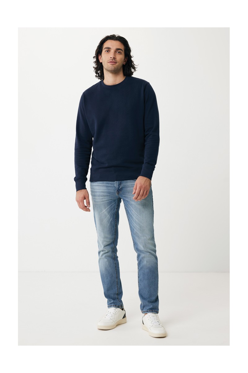 Hoodie IQONIQ Etosha lightweight recycled cotton crew neck