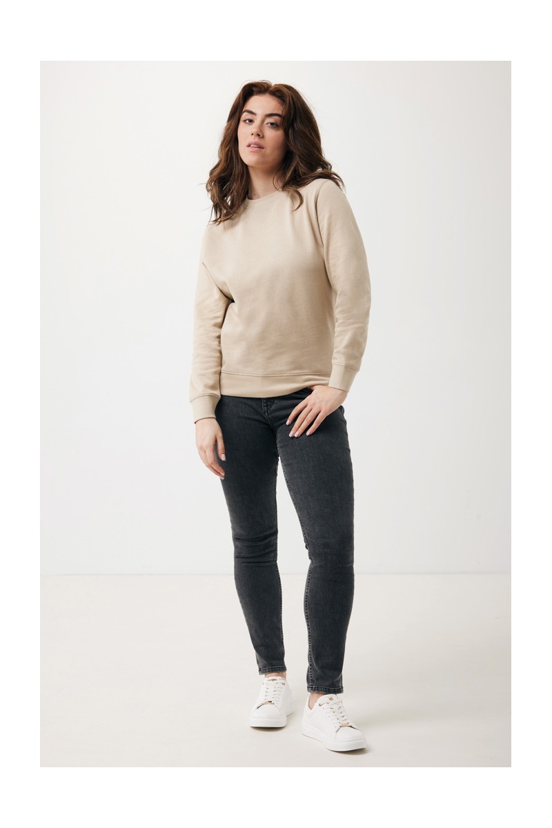 Hoodie IQONIQ Etosha lightweight recycled cotton crew neck