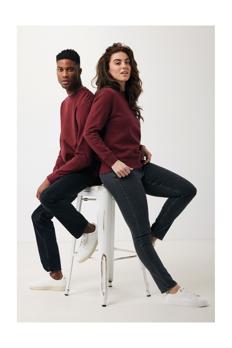 Hoodie IQONIQ Etosha lightweight recycled cotton crew neck
