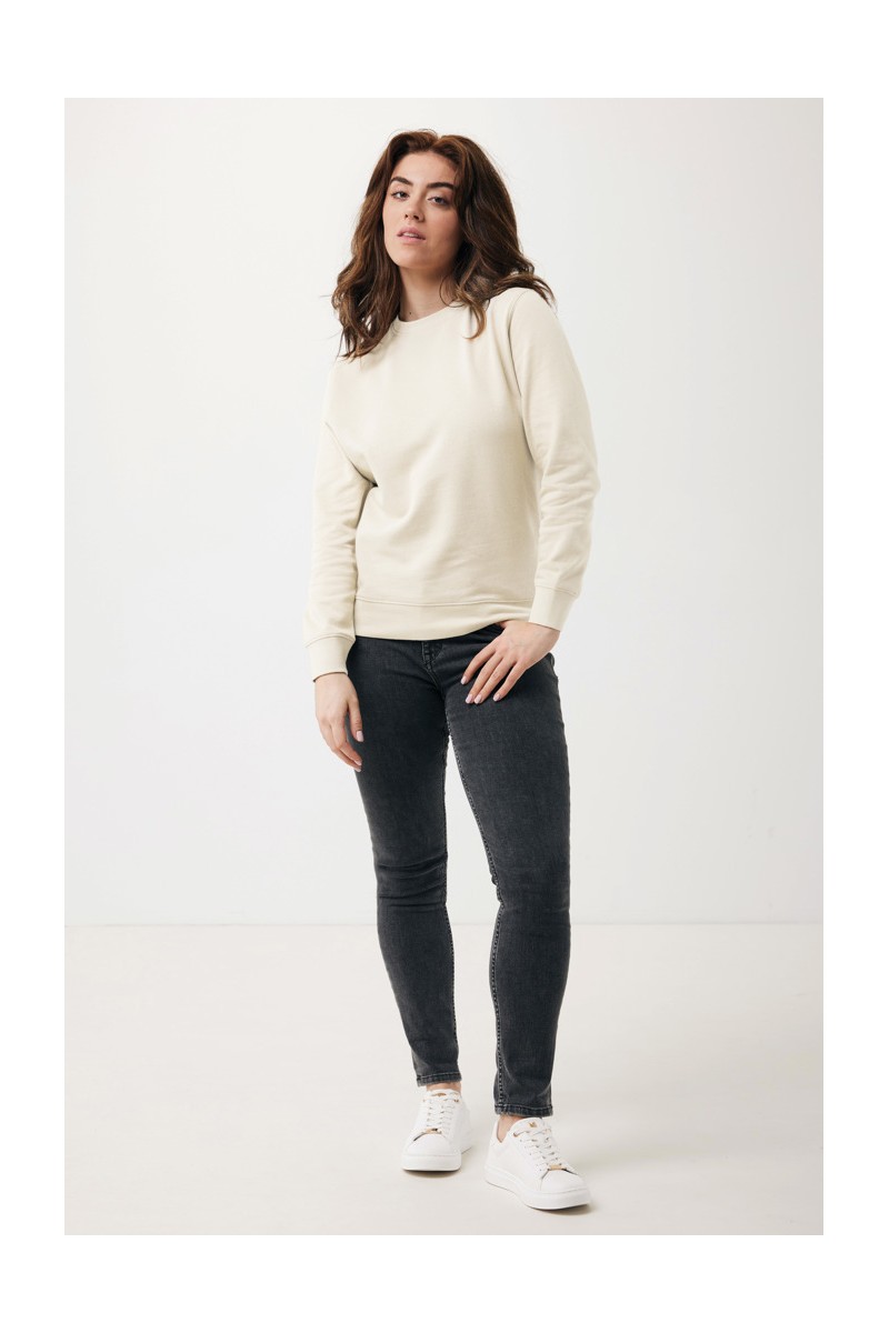 Hoodie IQONIQ Etosha lightweight recycled cotton crew neck