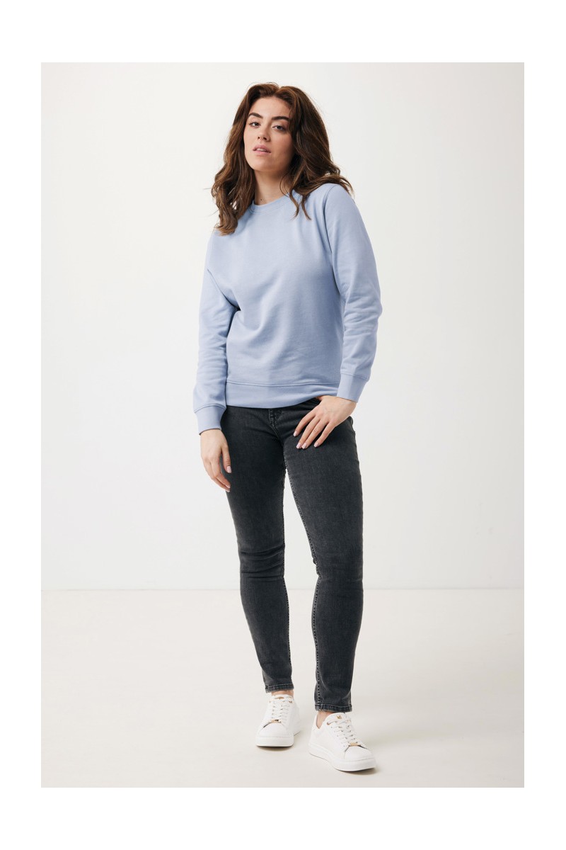 Hoodie IQONIQ Etosha lightweight recycled cotton crew neck