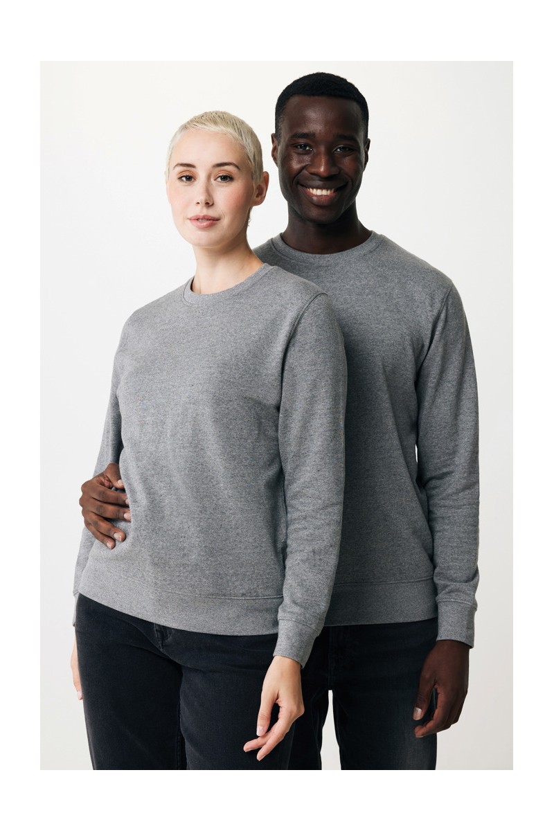 Hoodie IQONIQ Etosha lightweight recycled cotton crew neck