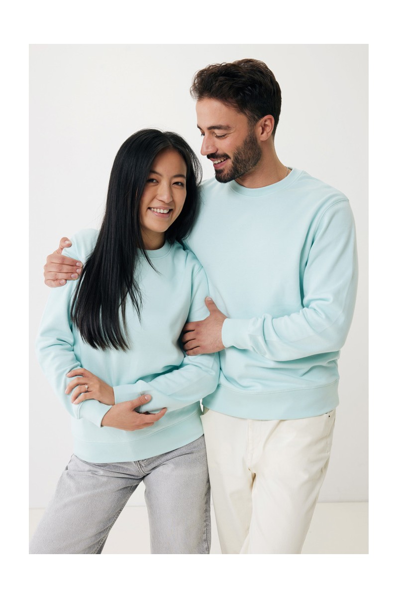 Hoodie IQONIQ Etosha lightweight recycled cotton crew neck