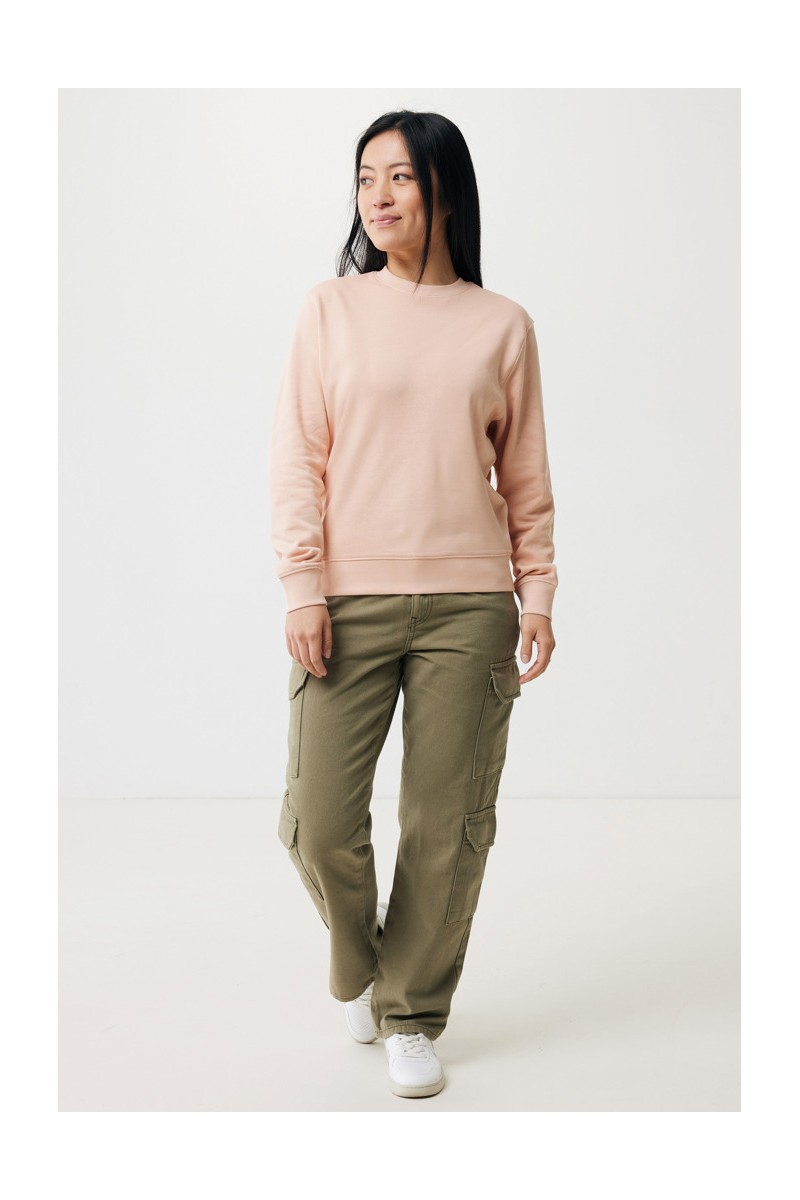 Hoodie IQONIQ Etosha lightweight recycled cotton crew neck