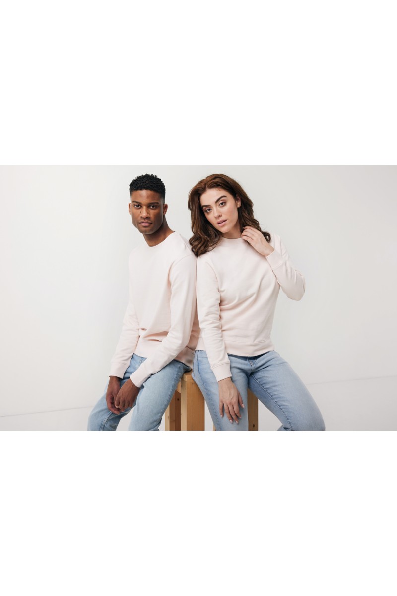 Hoodie IQONIQ Etosha lightweight recycled cotton crew neck