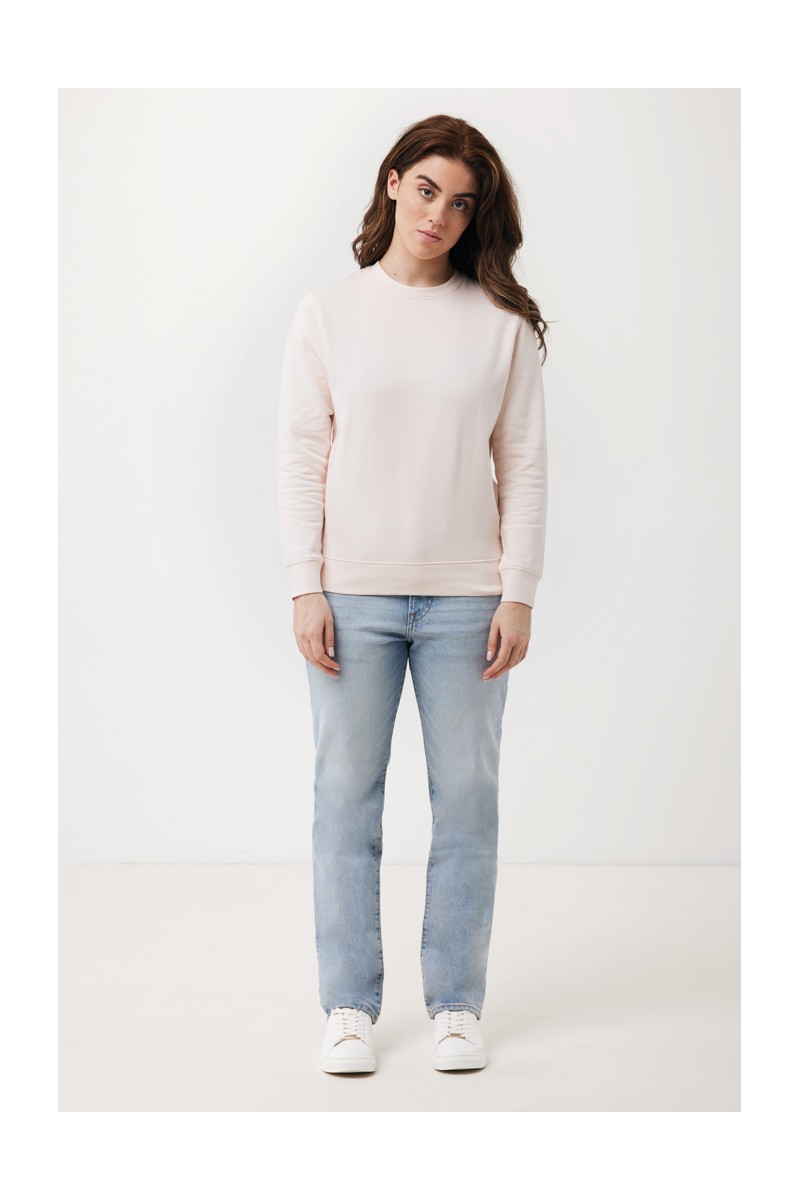 Hoodie IQONIQ Etosha lightweight recycled cotton crew neck