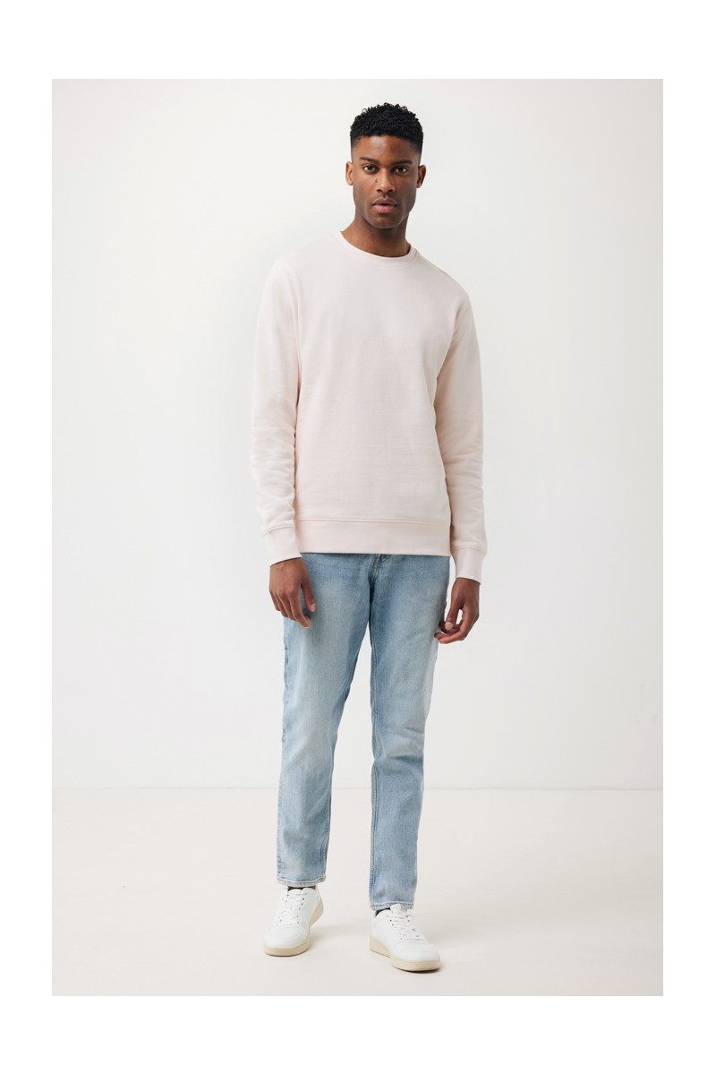 Hoodie IQONIQ Etosha lightweight recycled cotton crew neck