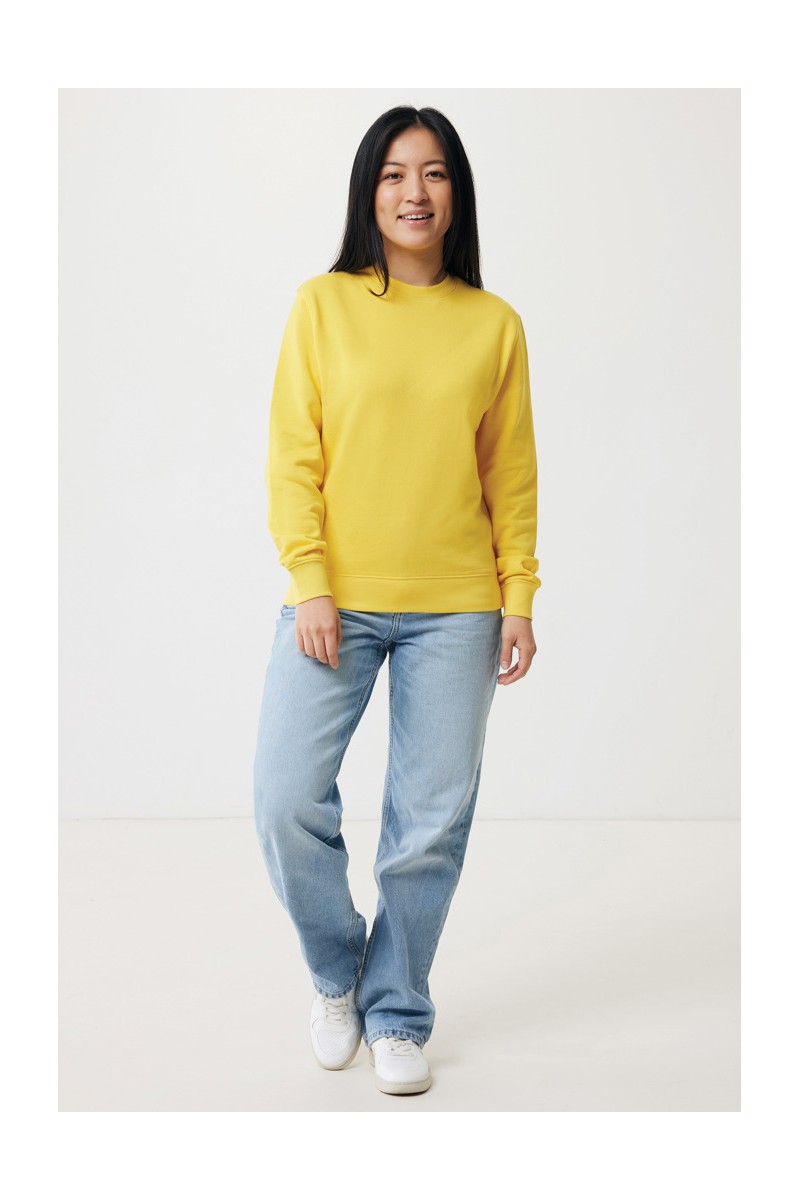 Hoodie IQONIQ Etosha lightweight recycled cotton crew neck