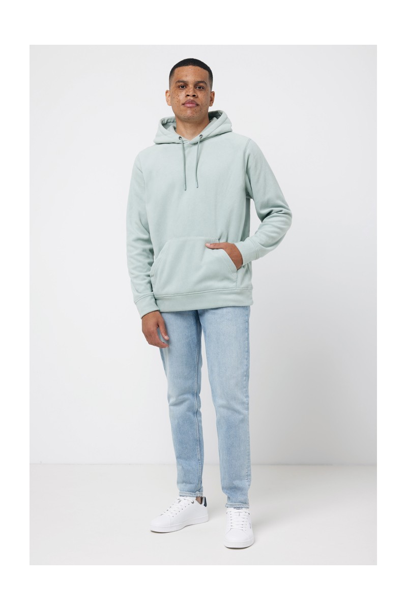 IQONIQ Trivor recycled polyester microfleece hoodie