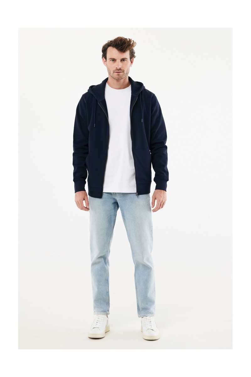 Hoodie IQONIQ Abisko recycled cotton zip through hoodie
