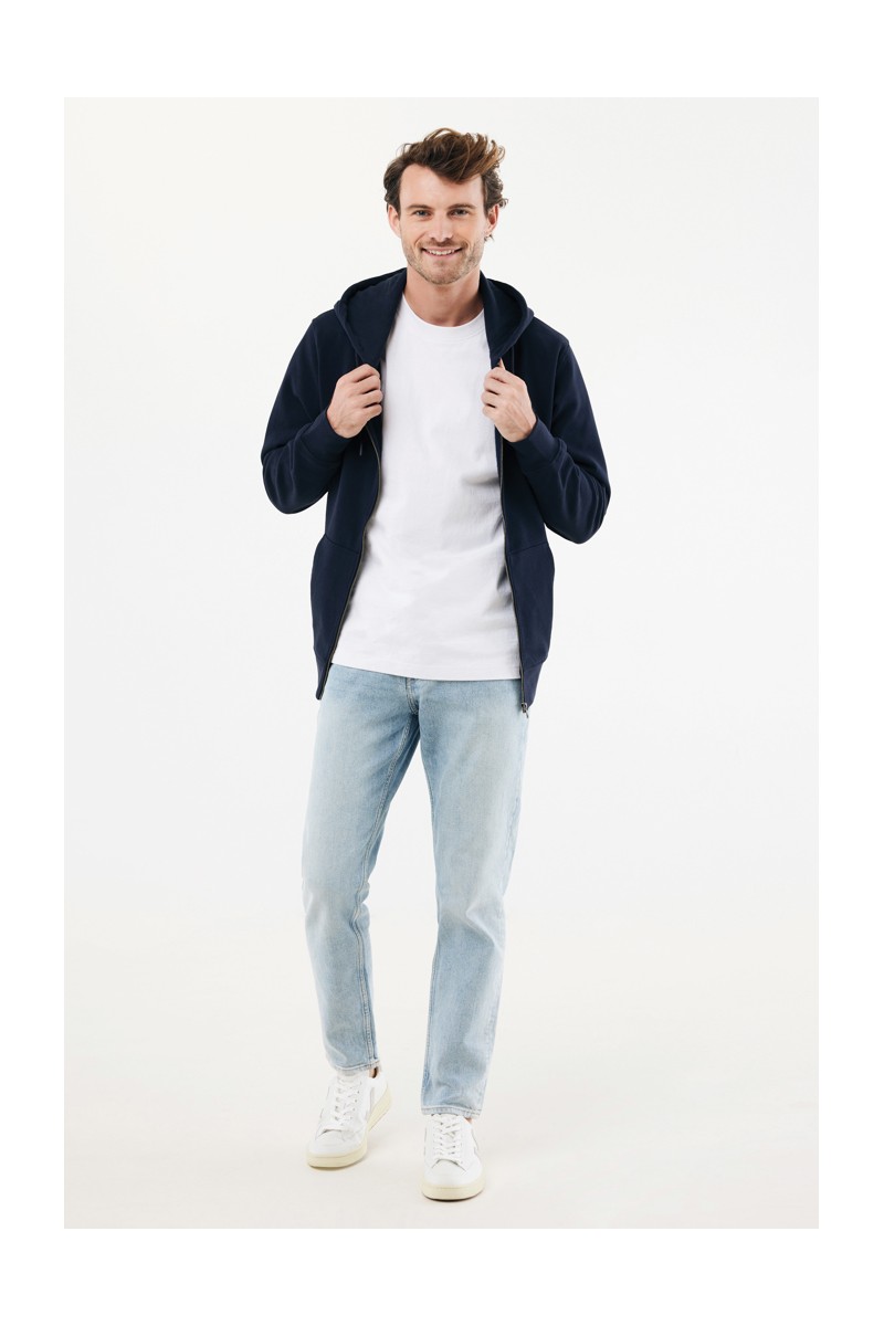 Hoodie IQONIQ Abisko recycled cotton zip through hoodie