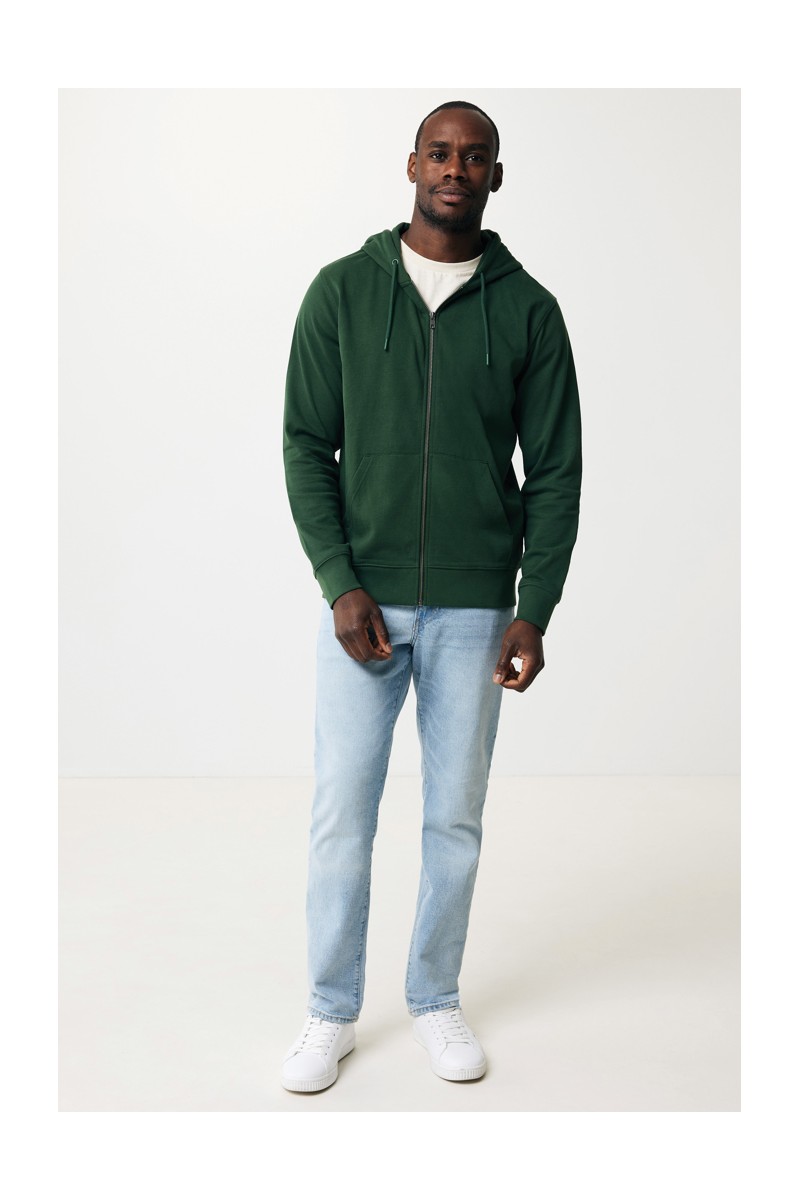 Hoodie IQONIQ Abisko recycled cotton zip through hoodie