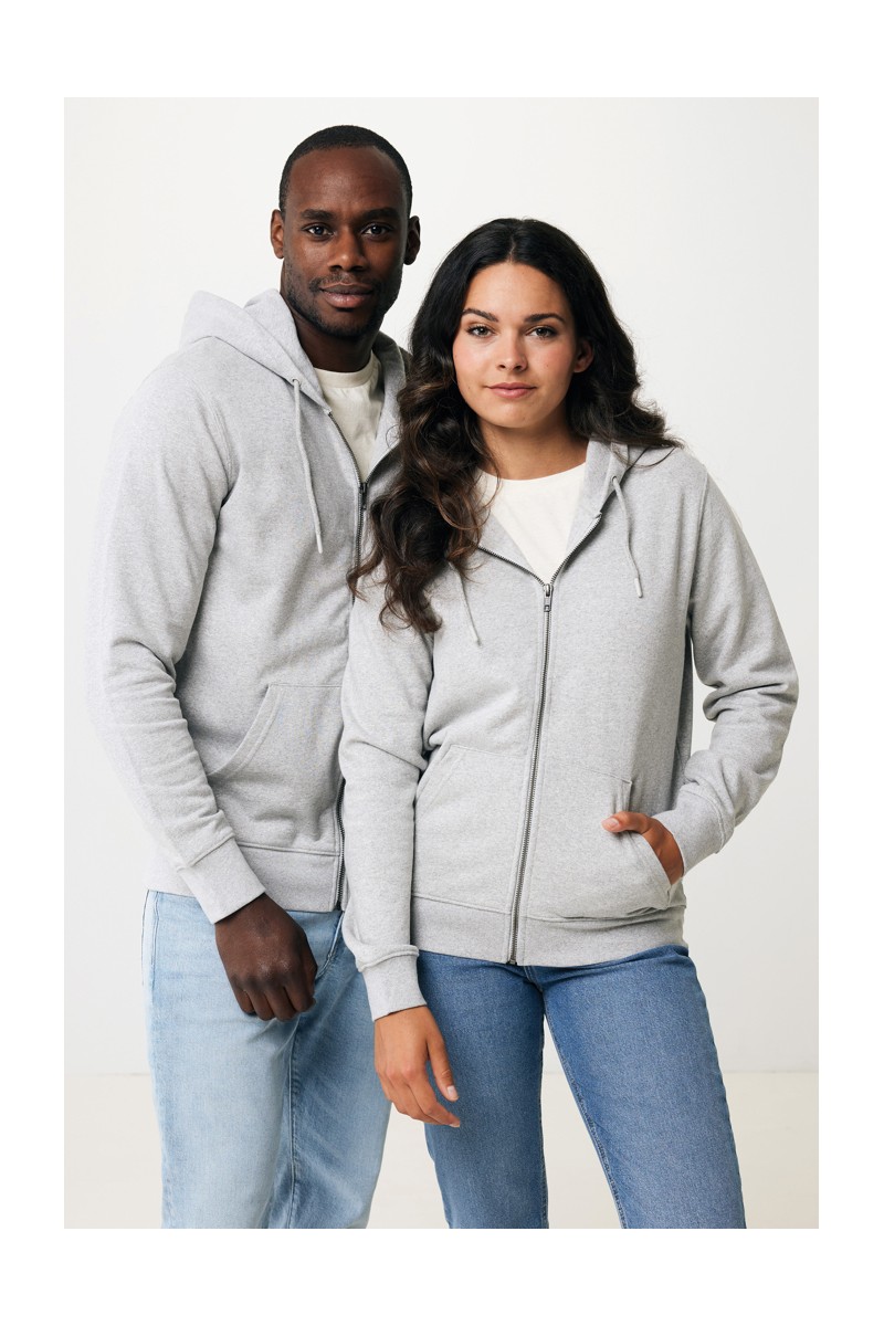 Hoodie IQONIQ Abisko recycled cotton zip through hoodie
