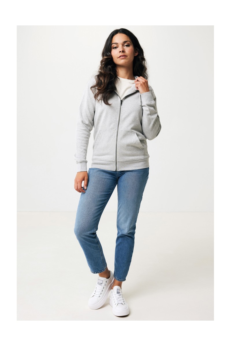 Hoodie IQONIQ Abisko recycled cotton zip through hoodie