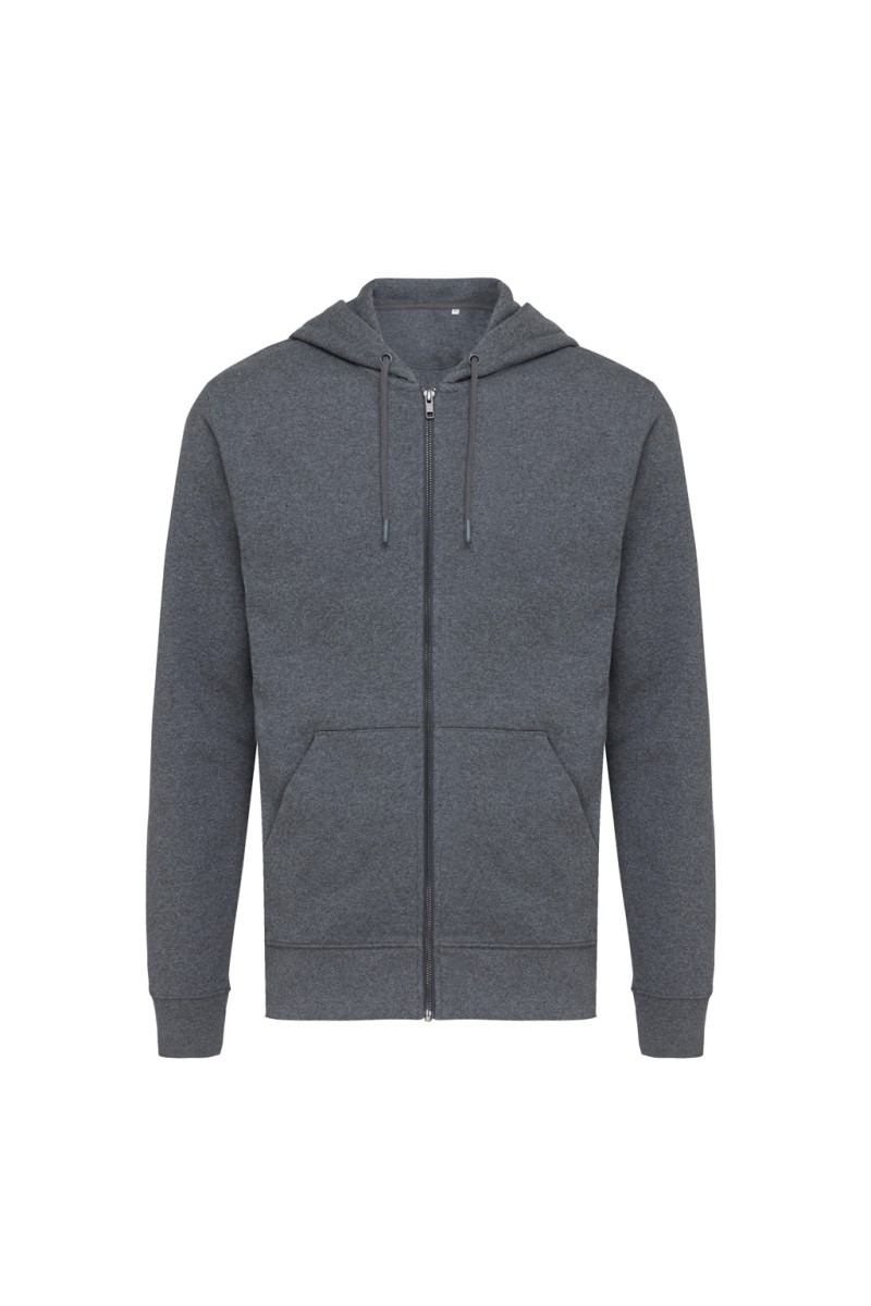 Hoodie IQONIQ Abisko recycled cotton zip through hoodie
