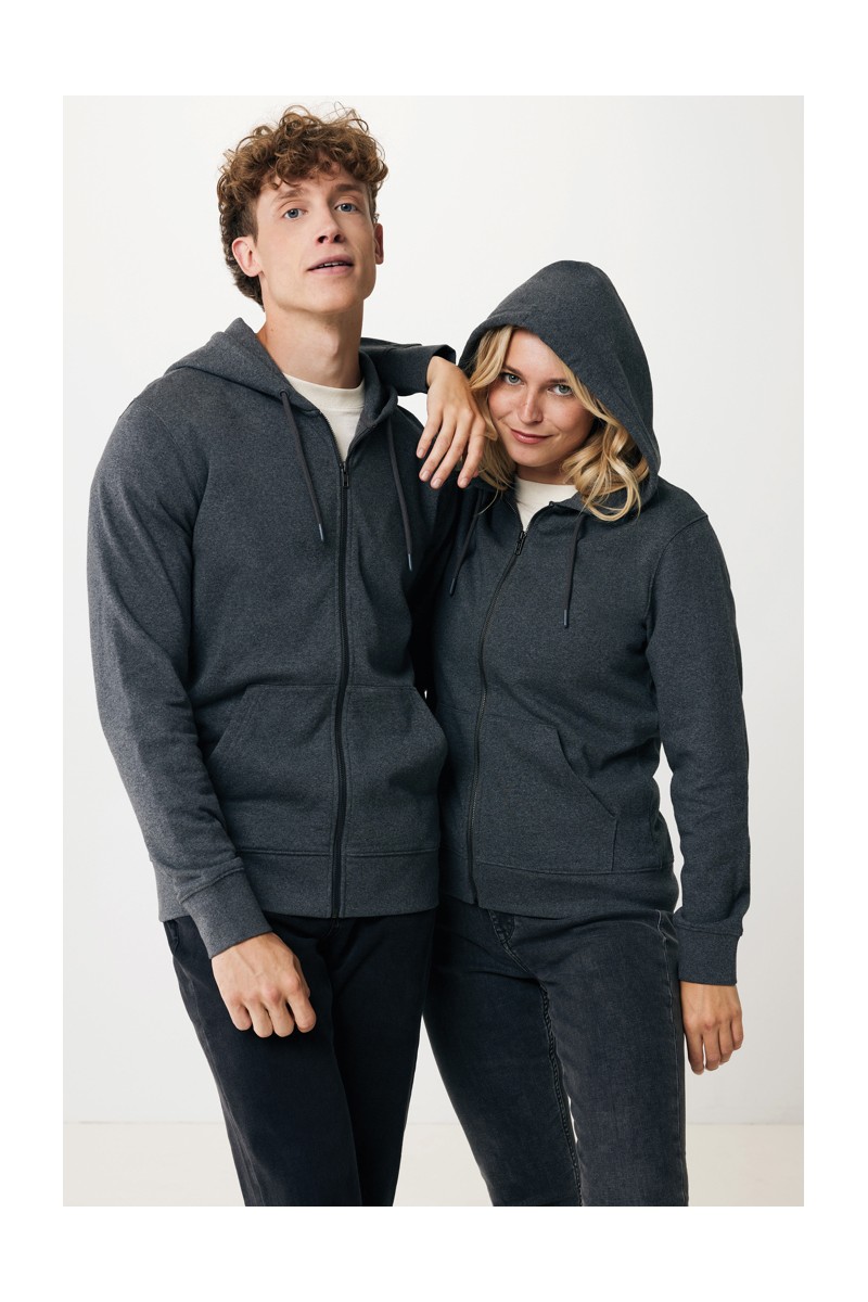 Hoodie IQONIQ Abisko recycled cotton zip through hoodie