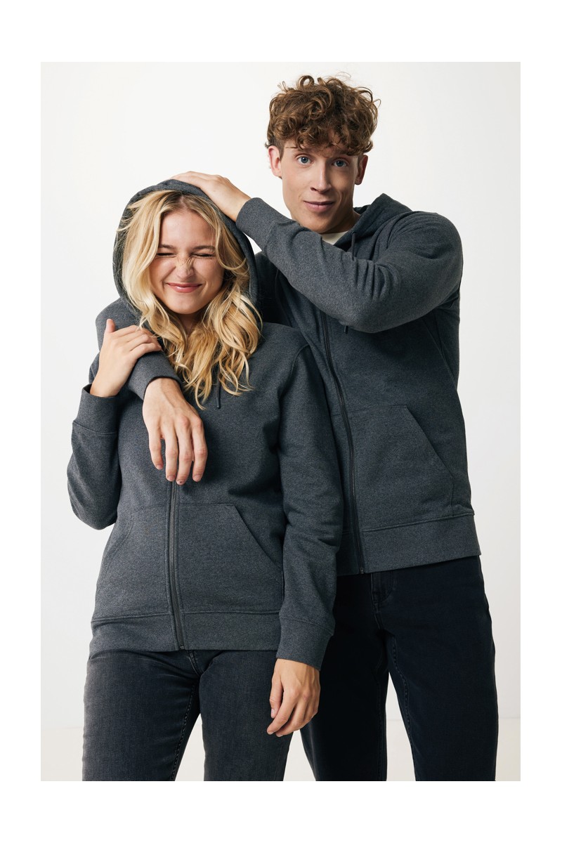 Hoodie IQONIQ Abisko recycled cotton zip through hoodie