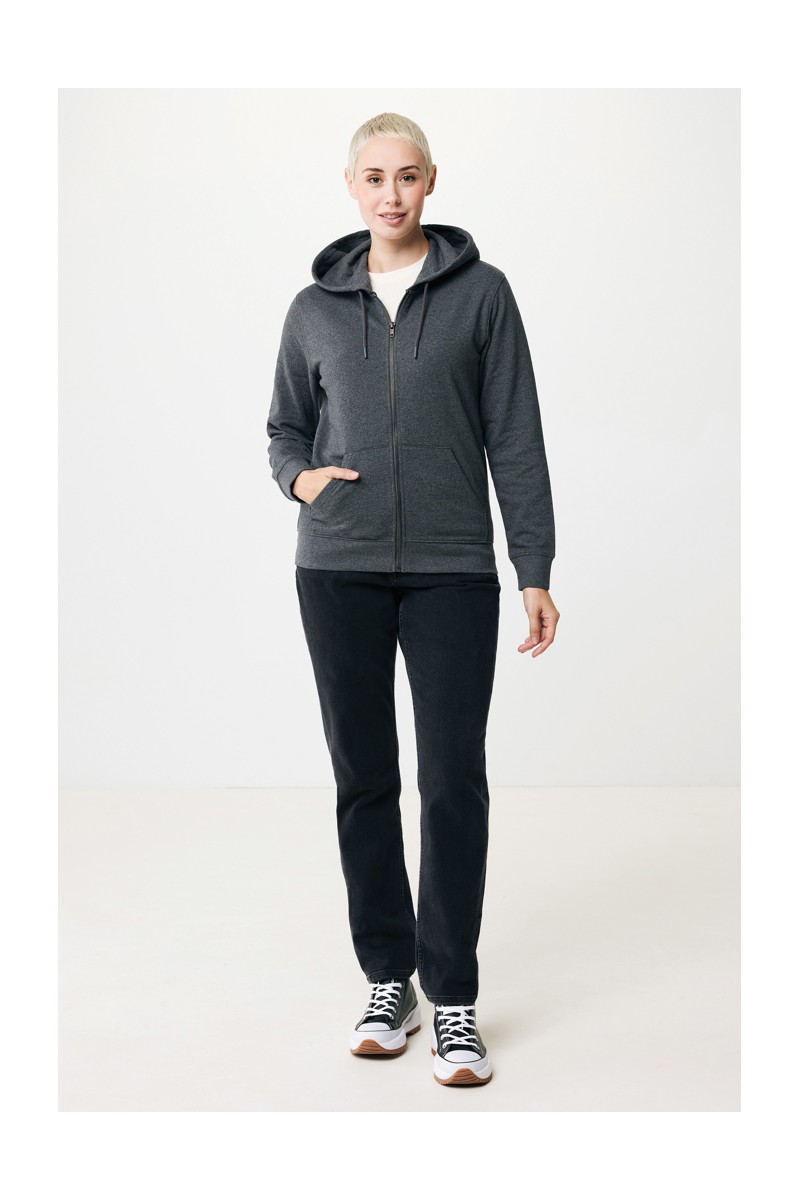 Hoodie IQONIQ Abisko recycled cotton zip through hoodie