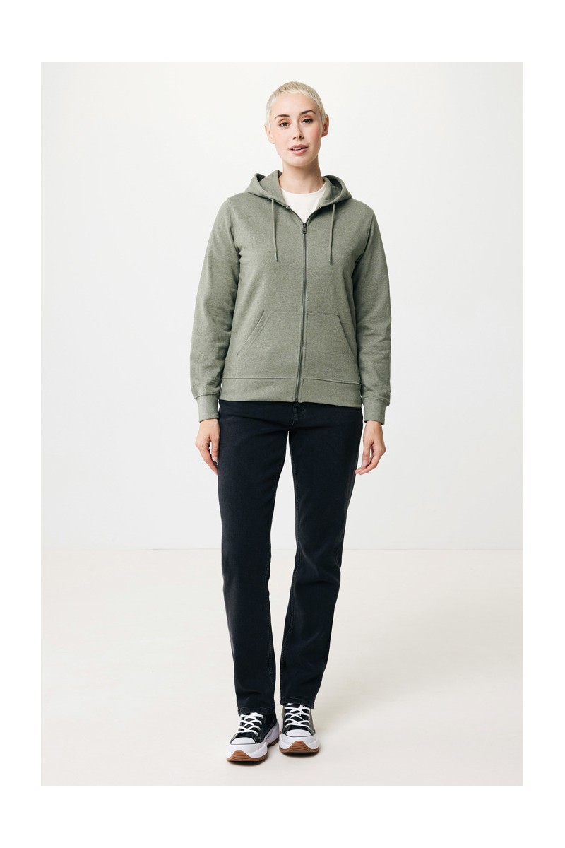 Hoodie IQONIQ Abisko recycled cotton zip through hoodie