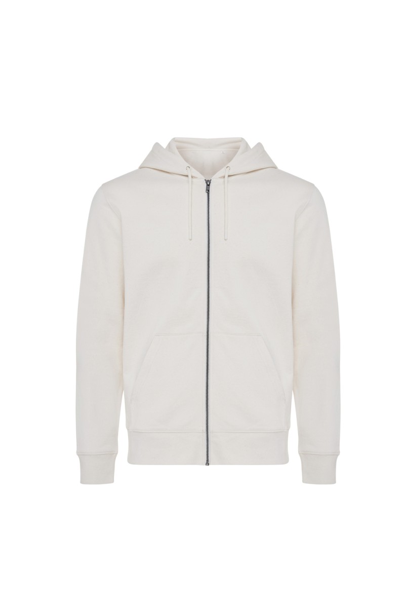 Hoodie IQONIQ Abisko recycled cotton zip through hoodie