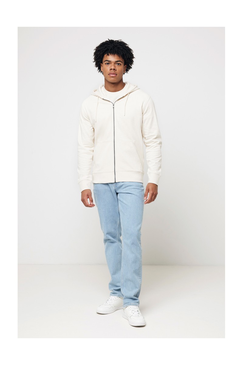 Hoodie IQONIQ Abisko recycled cotton zip through hoodie