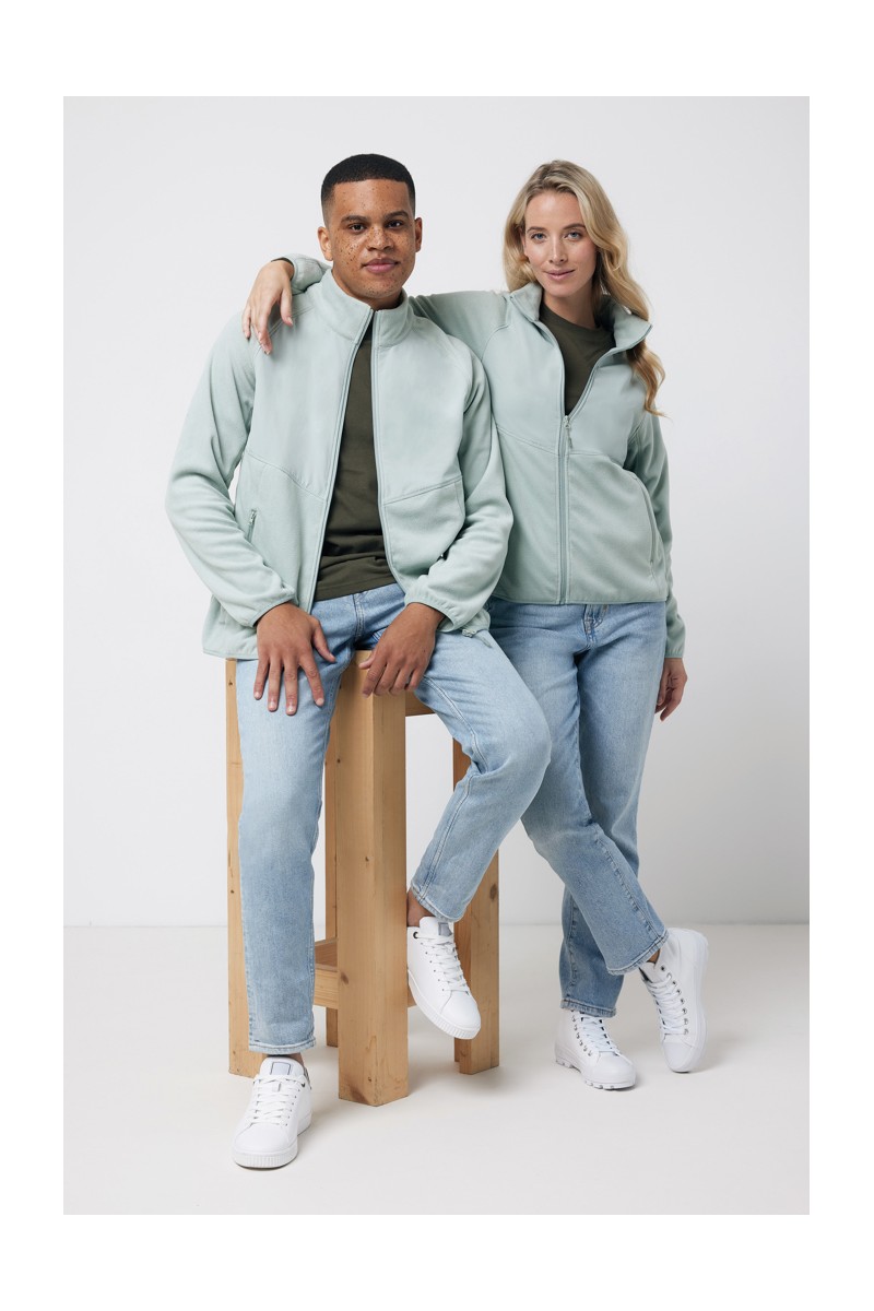 IQONIQ Talung recycled polyester microfleece zip through