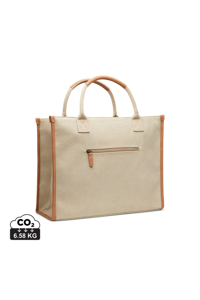 VINGA Bosler RCS recycled canvas office tote