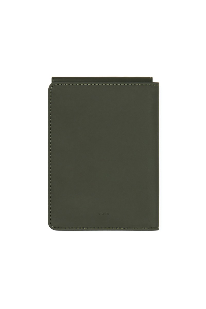 Travel Bag VINGA Baltimore RCS recycled polyester RFID passport cover