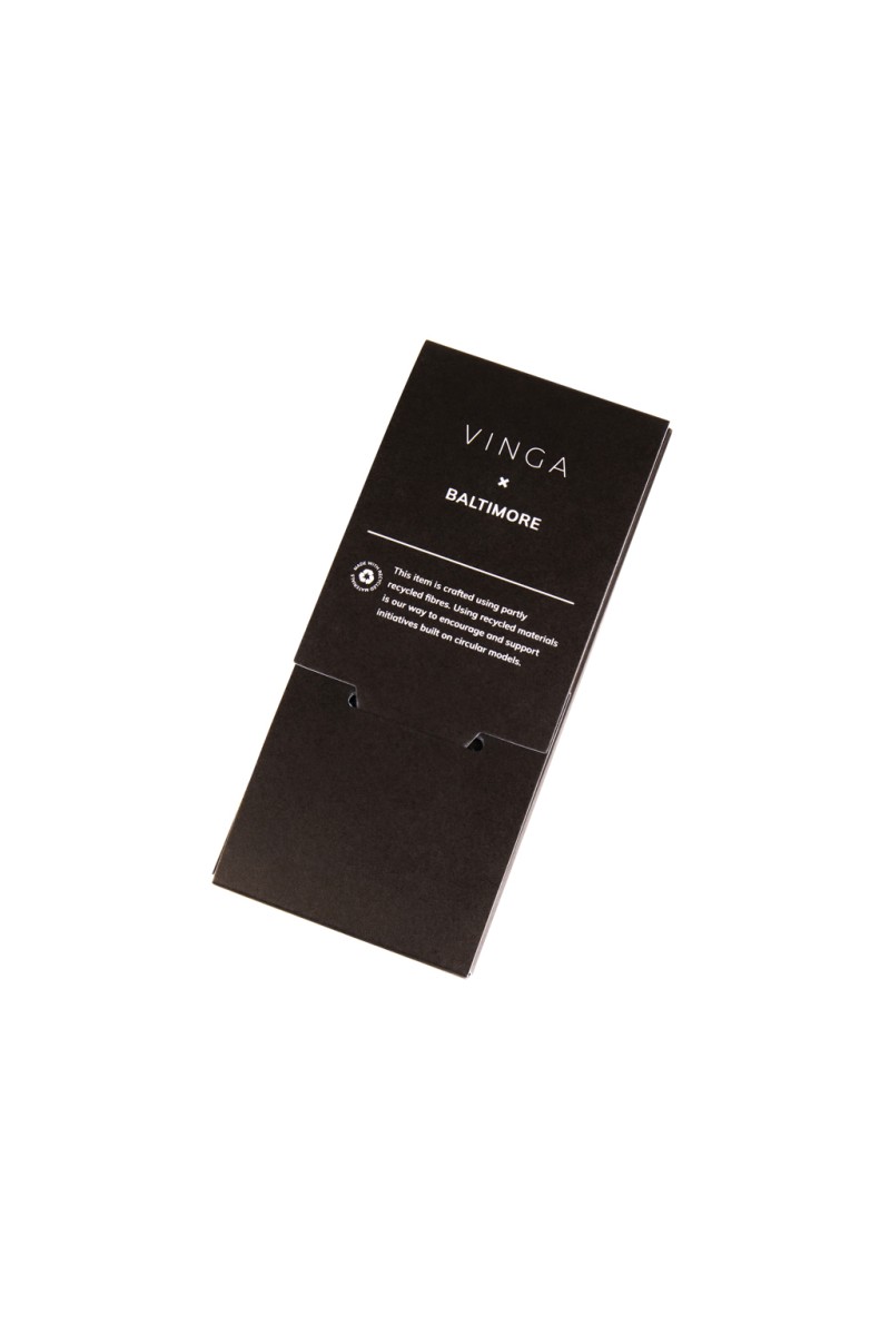 Travel Bag VINGA Baltimore RCS recycled polyester luggage tag