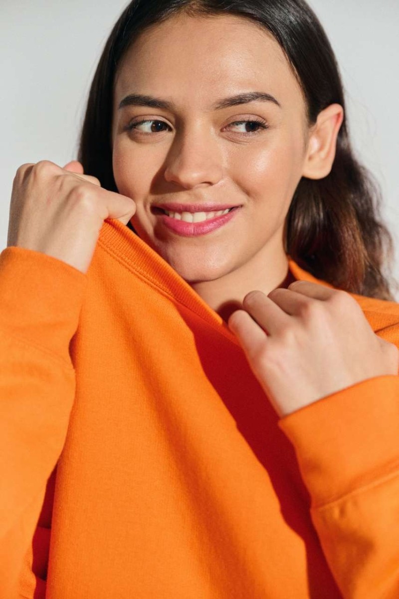 UNISEX BASIC ROUND NECK TUBULAR SWEATSHIRT