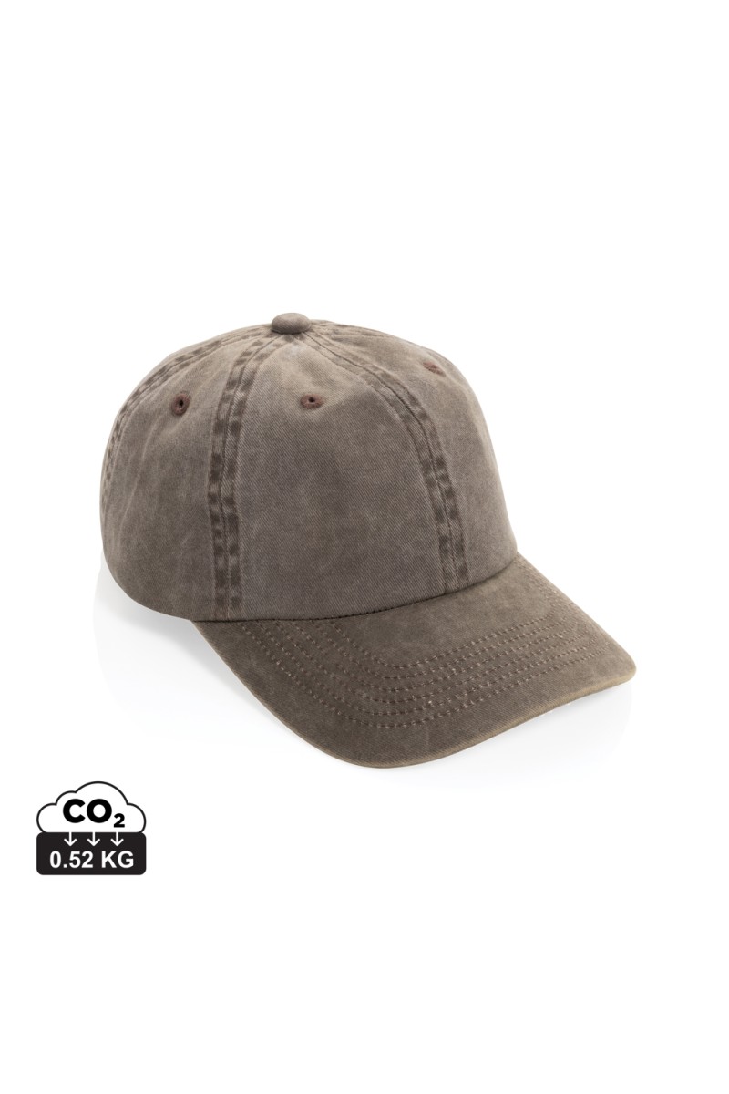 Șapcă cu 6 paneluri BEAU AWARE™ Washed din bumbac twill  270