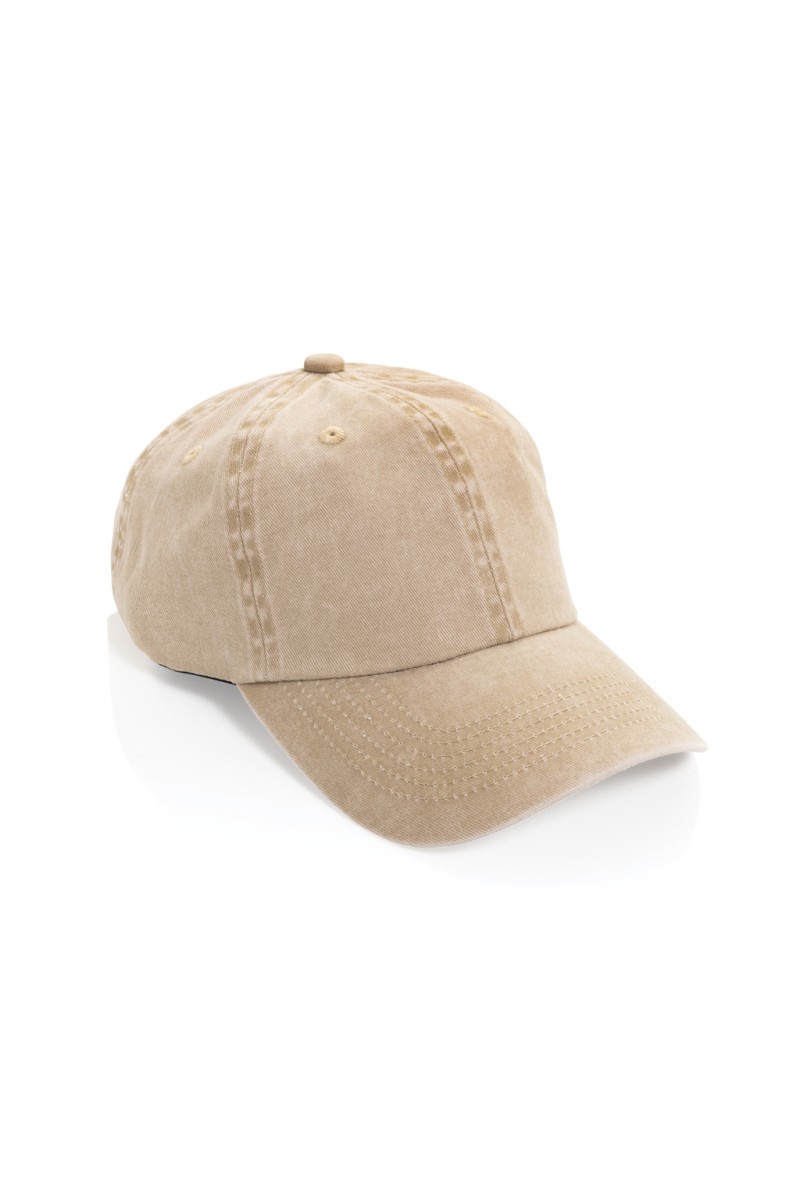 BEAU AWARE™ Washed 6 panel 270gsm cotton twill cap