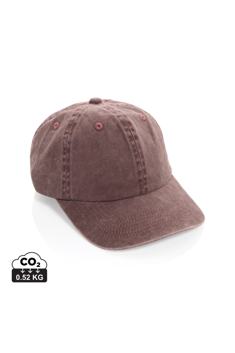 Șapcă cu 6 paneluri BEAU AWARE™ Washed din bumbac twill  270