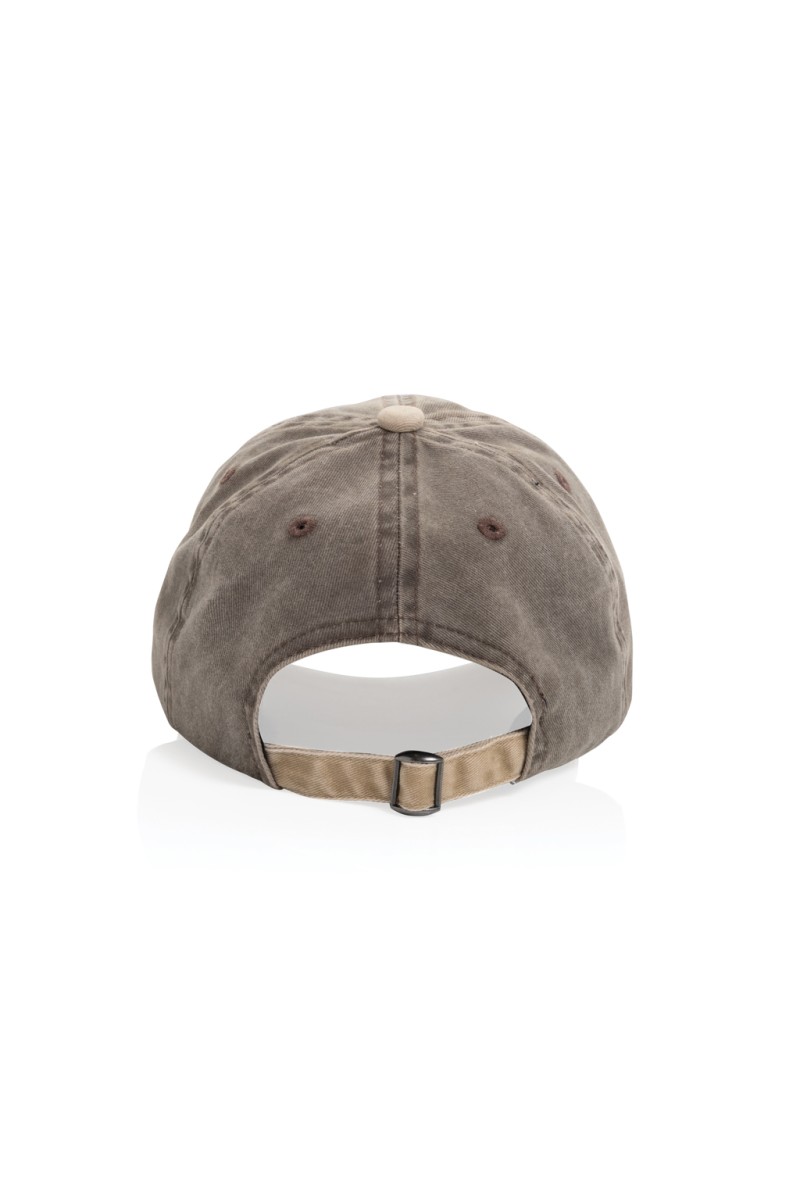 BEAU AWARE™ Washed 6 panel 270gsm cotton twill two tone cap