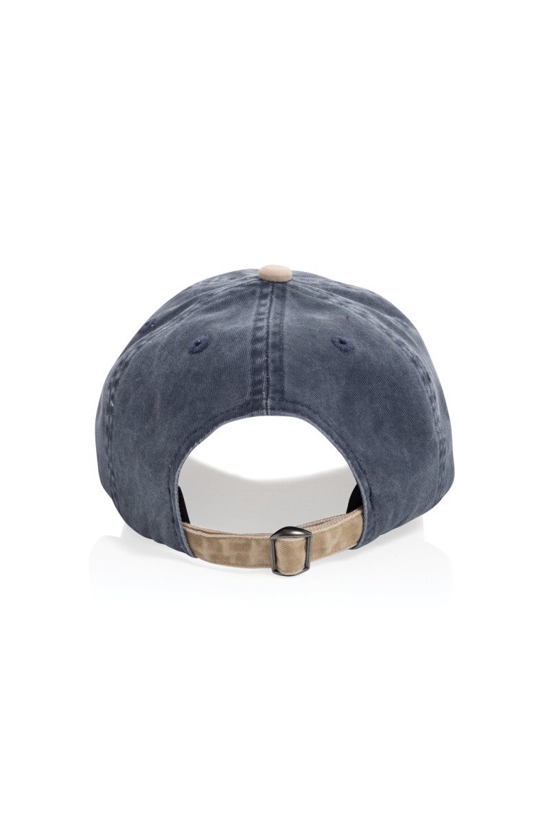 Șapcă cu 6 paneluri BEAU AWARE™ Washed din bumbac twill